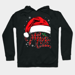 Mrs And Mr Santa Hat Christmas Couples Matching Pajamas Xmas Hoodie